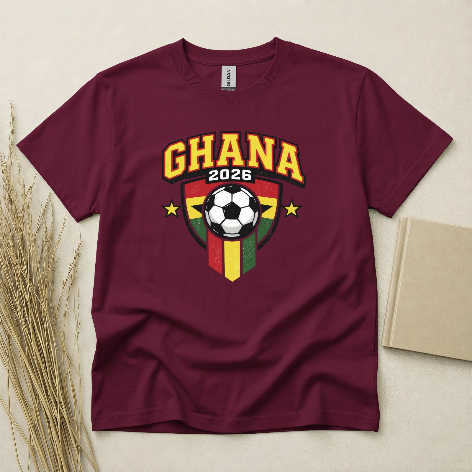 Ghana 2026 Football Fan T Shirt Soccer Supporters Gildan Cotton Family Top gallery