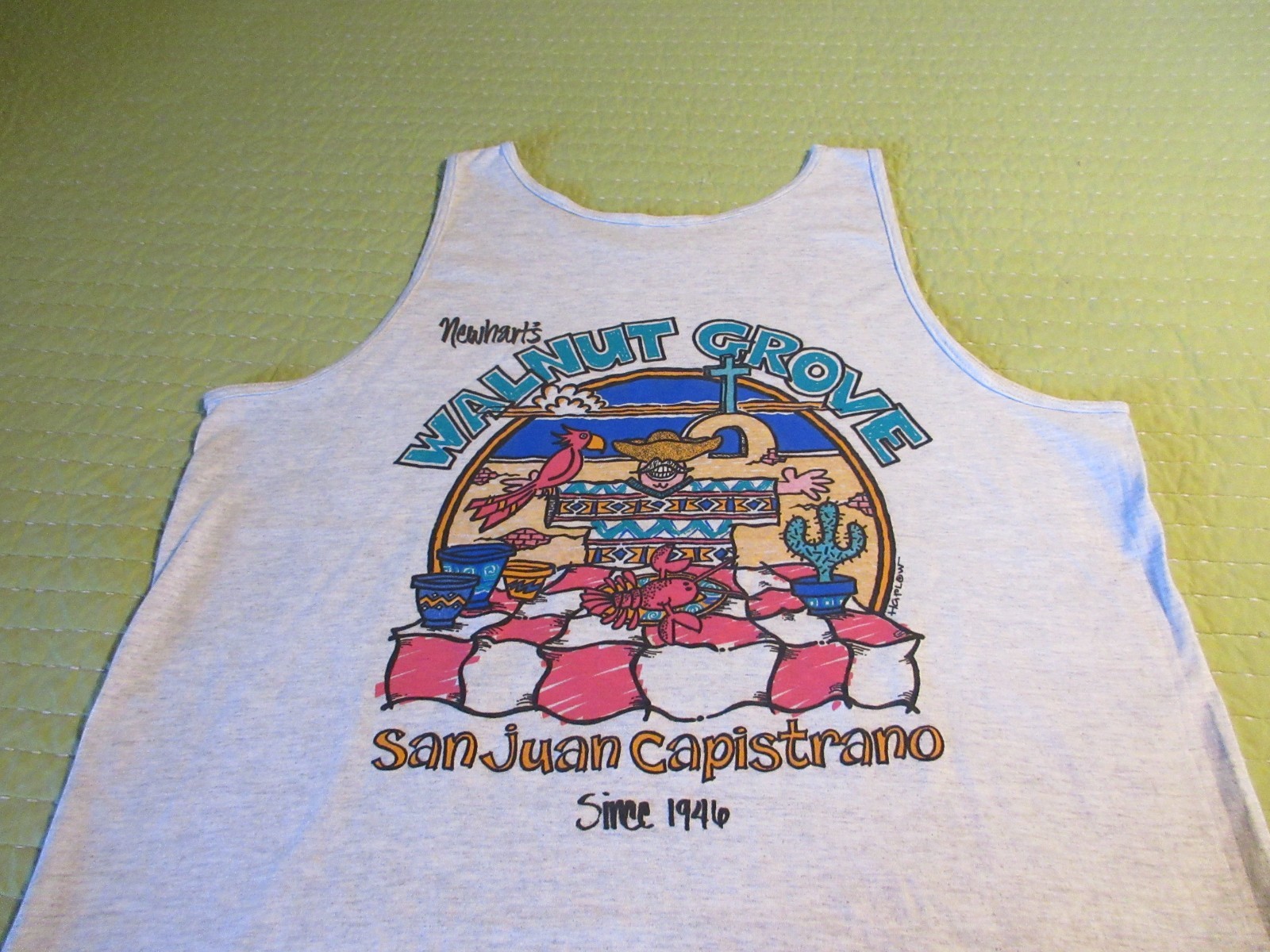 NEW XL Vintage 90s Newhart's WALNUT GROVE San Juan Capistrano California Tourist gallery