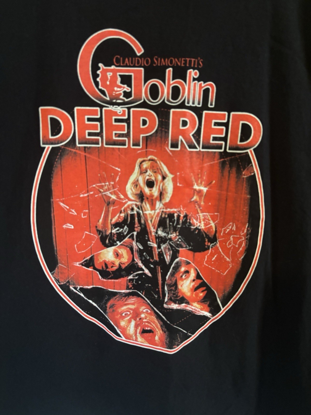 Goblin Deep Red North America Tour 2019 Men's Black Cotton Graphic T-Shirt XL gallery