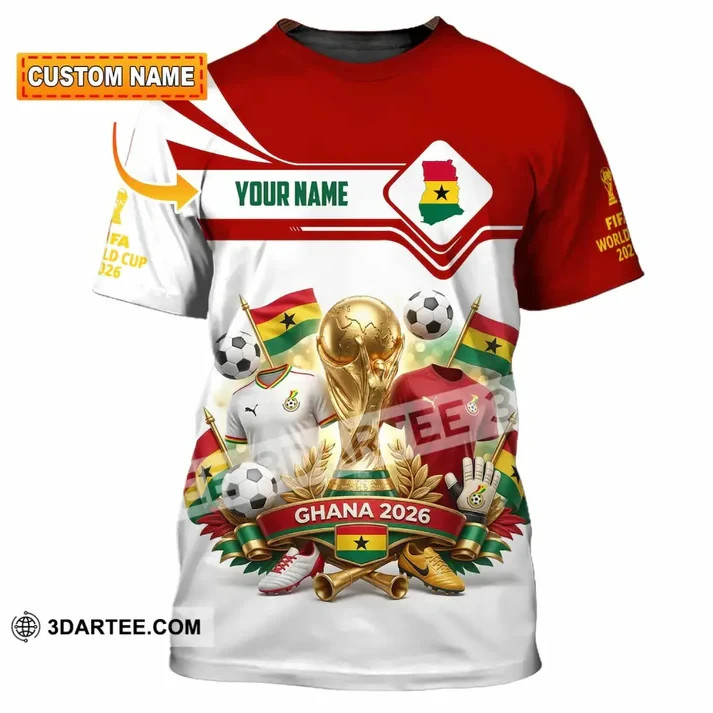Unisex Shirt - Custom Ghana World Cup 2026 3D Shirt reprint VK13748 gallery