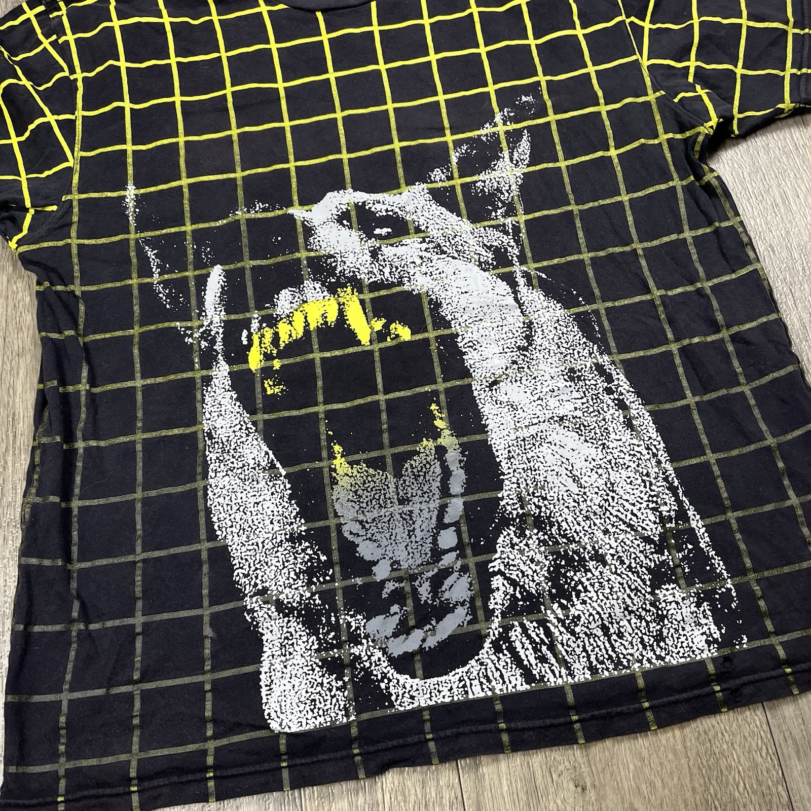 Nike ACG T-Shirt Size XL Black Geometric Matrix Print Rare Streetwear Thailand gallery