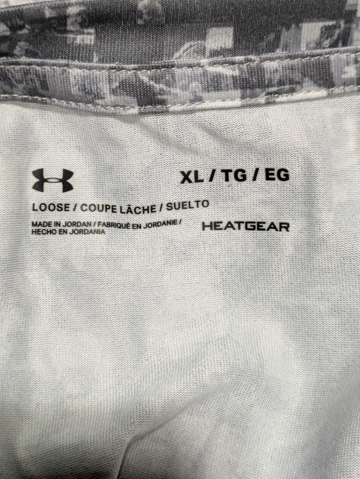 Under Armour UA Tech Printed Short-Sleeve Crewneck Tee Gym Loose Heatgear Men XL gallery
