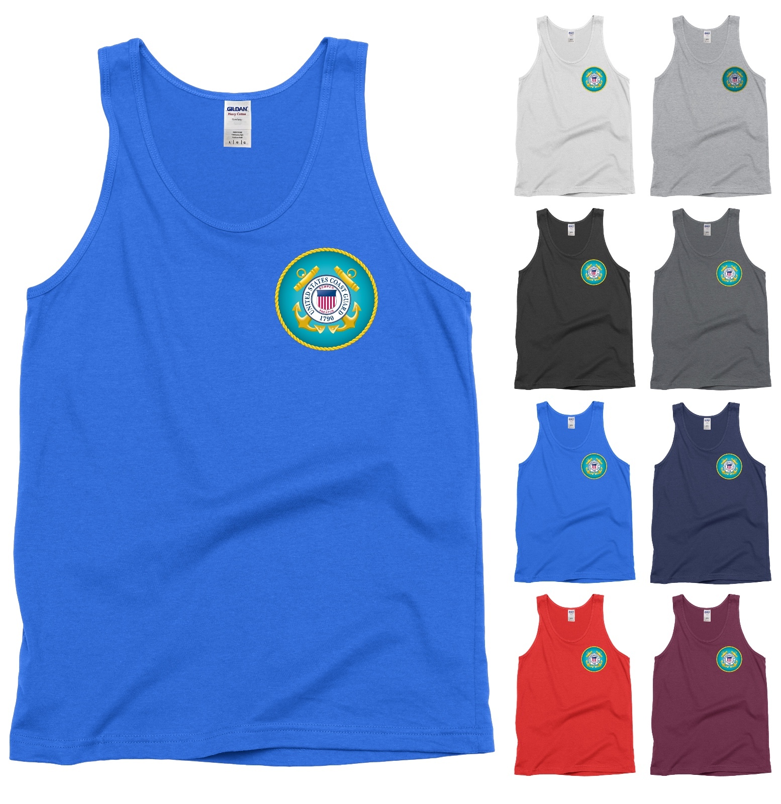 US Coast Guard USCG Seal Tank Top Shirt - NEW gallery
