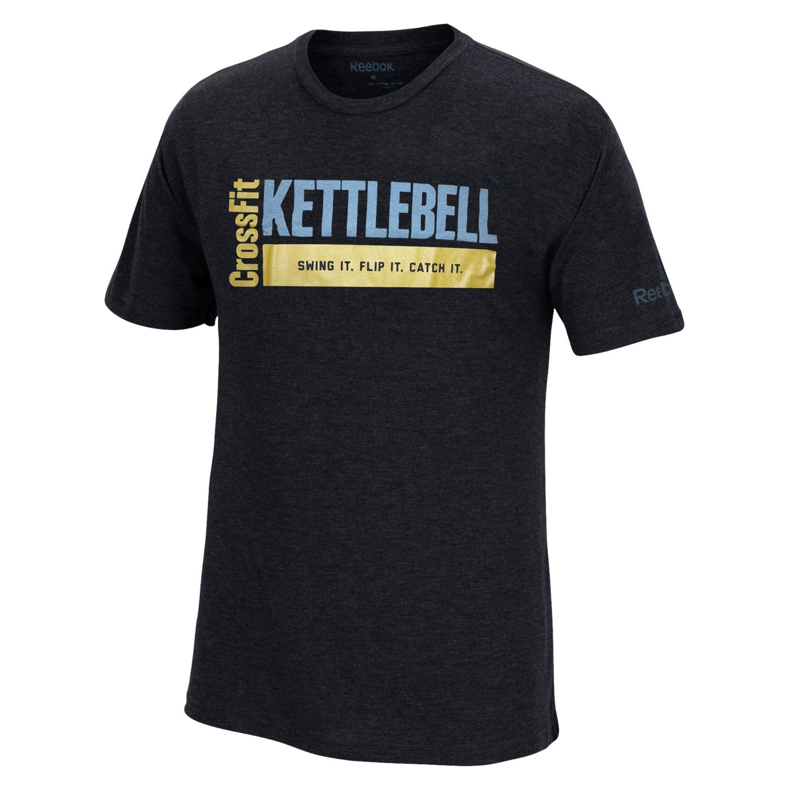 Reebok CrossFit Specialty Course "Kettlebell" Men's Grey Tri-Blend T-Shirt gallery