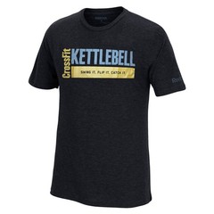 Reebok CrossFit Specialty Course “Kettlebell” Men’s Grey Tri-Blend T-Shirt