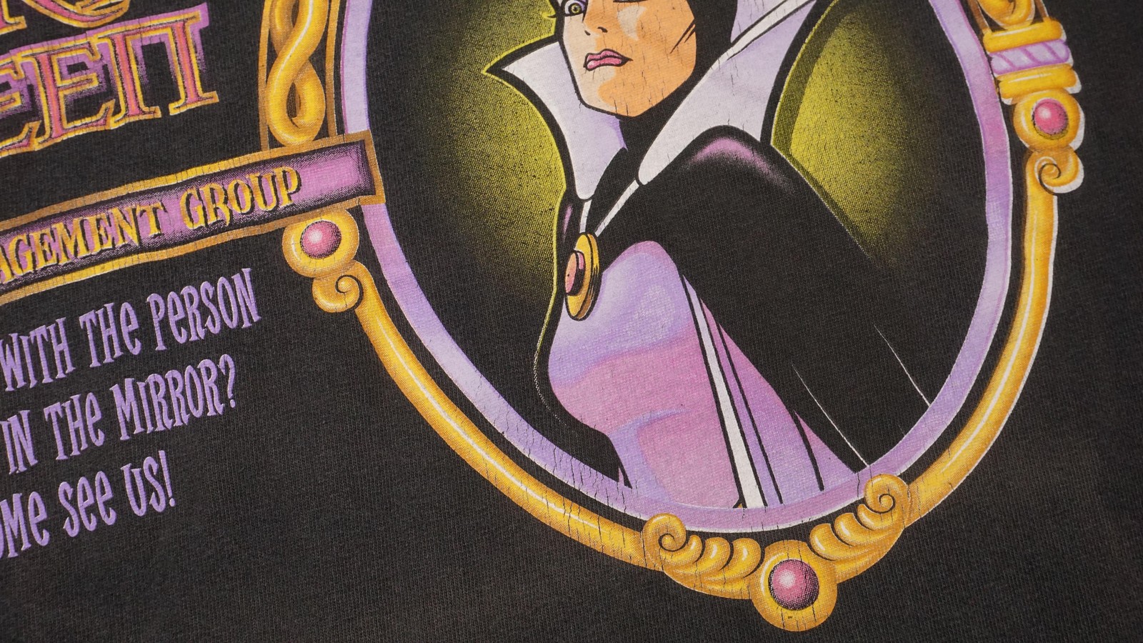 Wicked Queen Shirt Mens Large Black Disney Villains Tee Disneyland Resort gallery