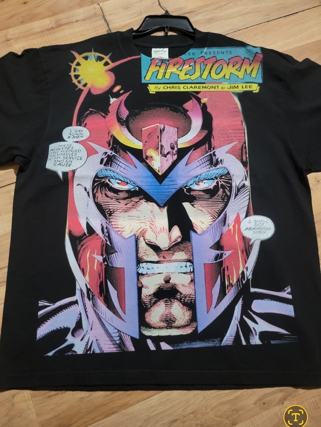MAGNETO ON A SHAKA HEAVYWEIGHT GARMET DYED T SHIRT "MODERN" gallery