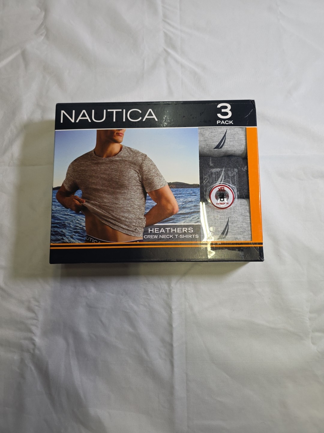NAUTICA 3 Pack Shirts Men's Medium Cotton Crew Neck Classic Fit Soft gallery