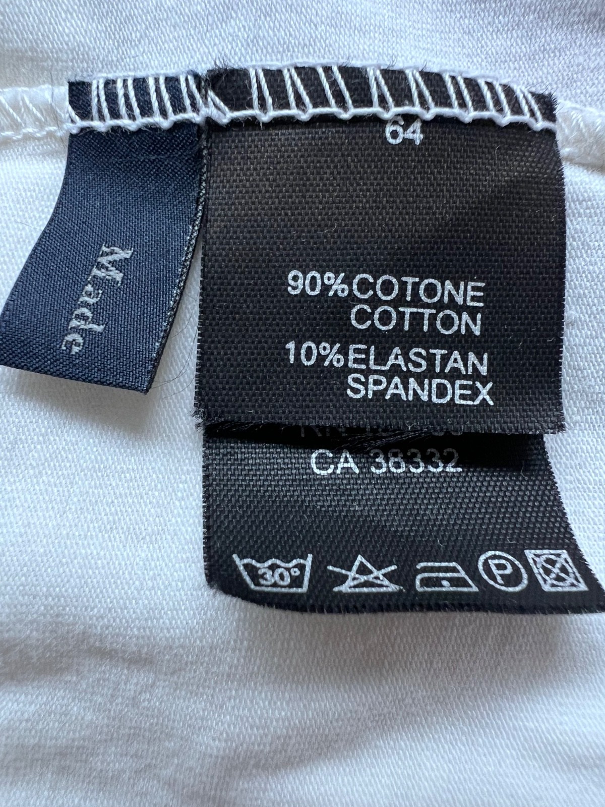 Zegna White T-Shirt Short Sleeve Casual Top Size XL Cotton/Spandex Italy gallery