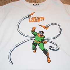 KITH x Marvel sz XL Otto “Doc Ock” White T-Shirt Doctor Octopus READ