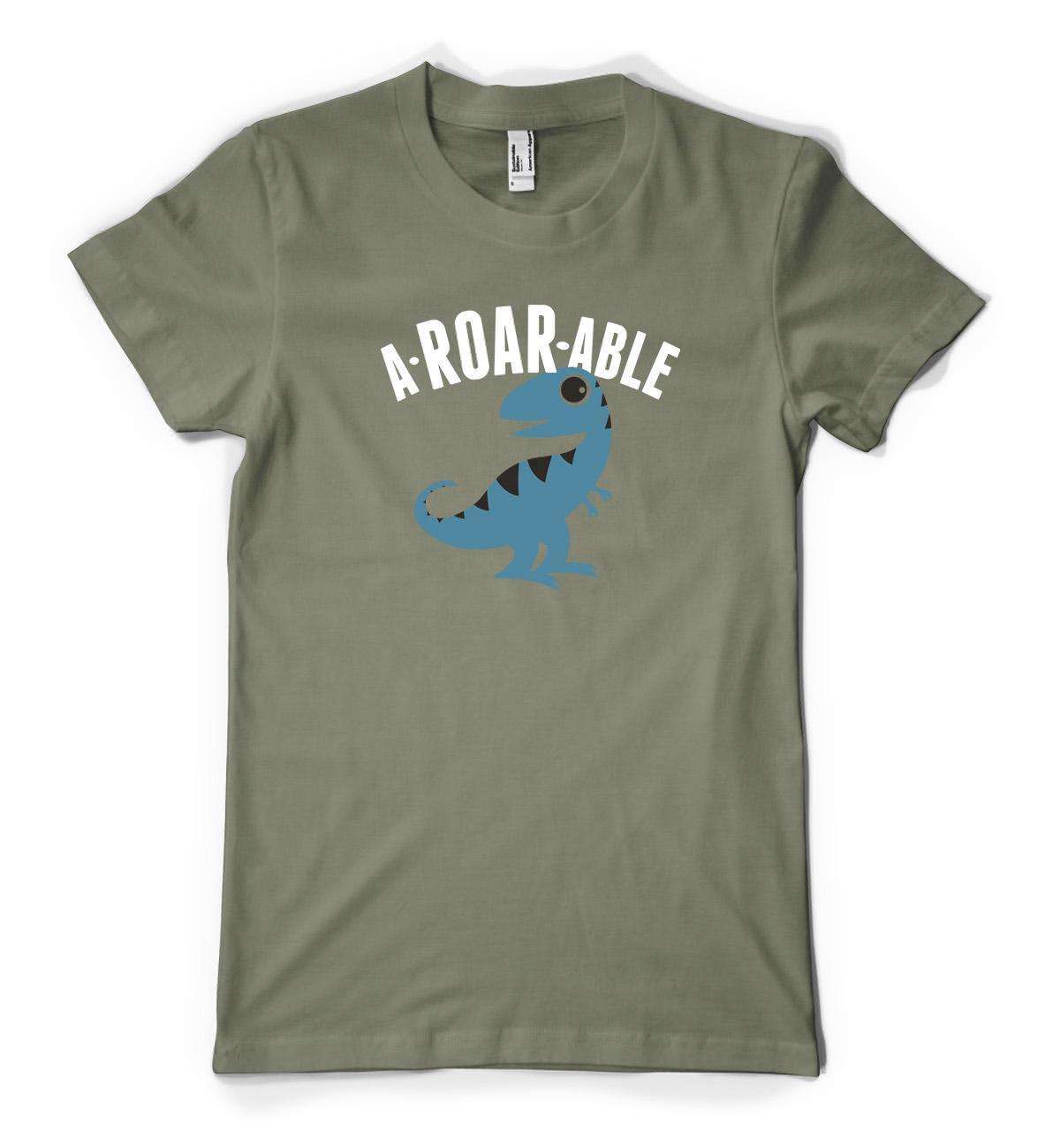 Aroarable Velociraptor Dinosaur Adorable Cute Personalised Unisex Adult T Shirt gallery