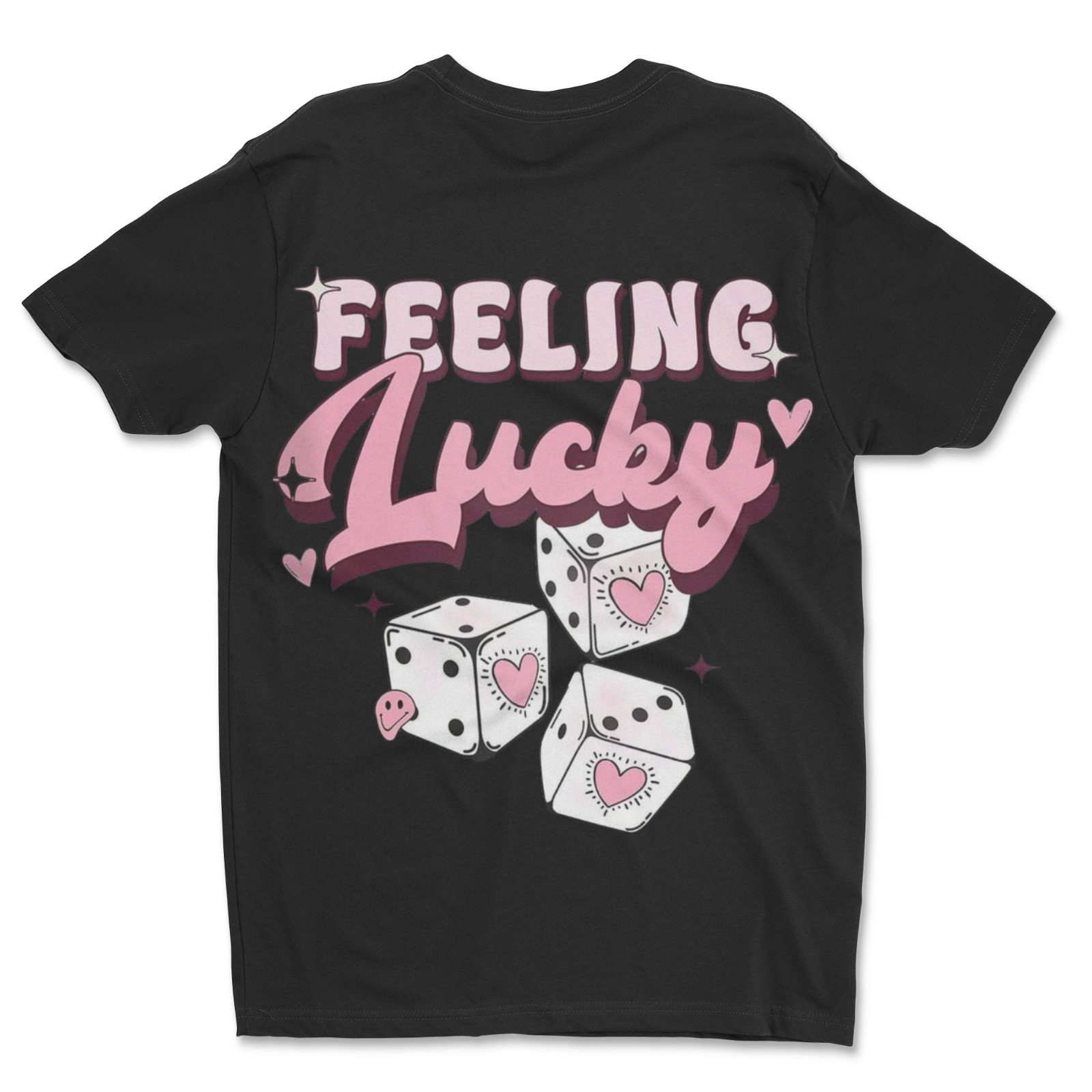 DTF Feeling Lucky/ Custom Unisex Soft Style T-Shirts, Next Level- Cotton gallery