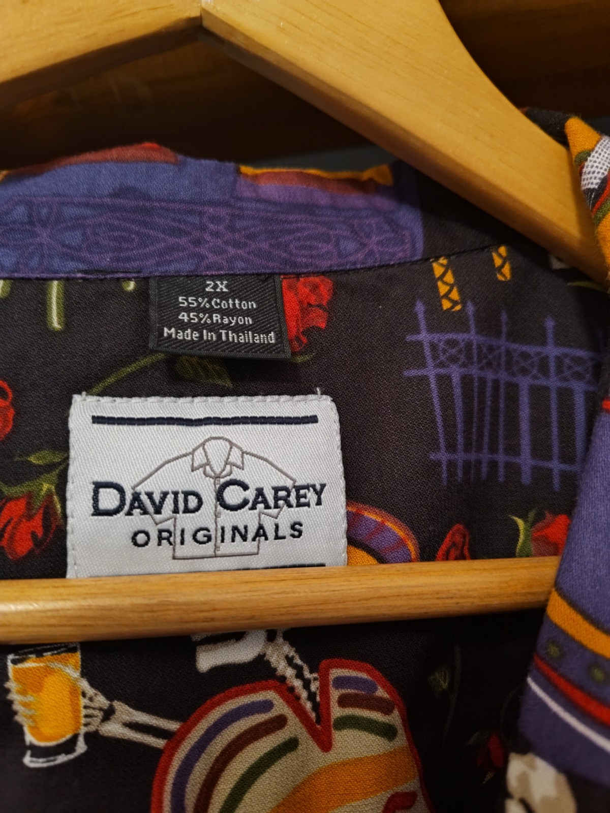 Vintage David Carey Dia de Los Muertos shirt gallery