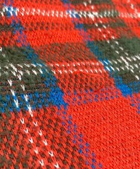 Authentic UNDERCOVER Checked V-neck Knit 1 Red Men UCU8992 #4460