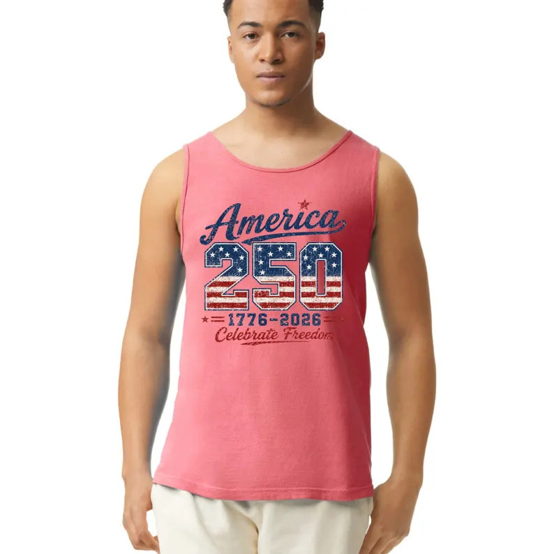 America 250 Years Independence Patriotic Tank Top gallery