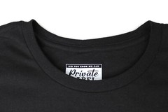 Private Label Space Shuttle Raised Emblems Short Sleeve Black T-Shirt Men’s Sz L