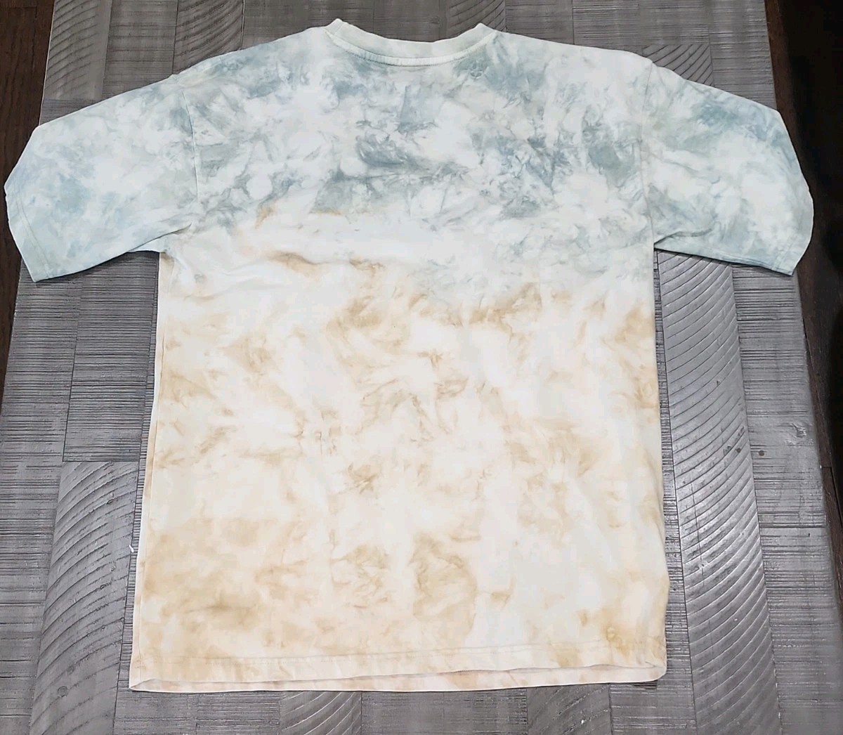 Market Santa Monica 1991 Skeleton Graphic Tie-die Short Sleeve Shirt Mens Large gallery