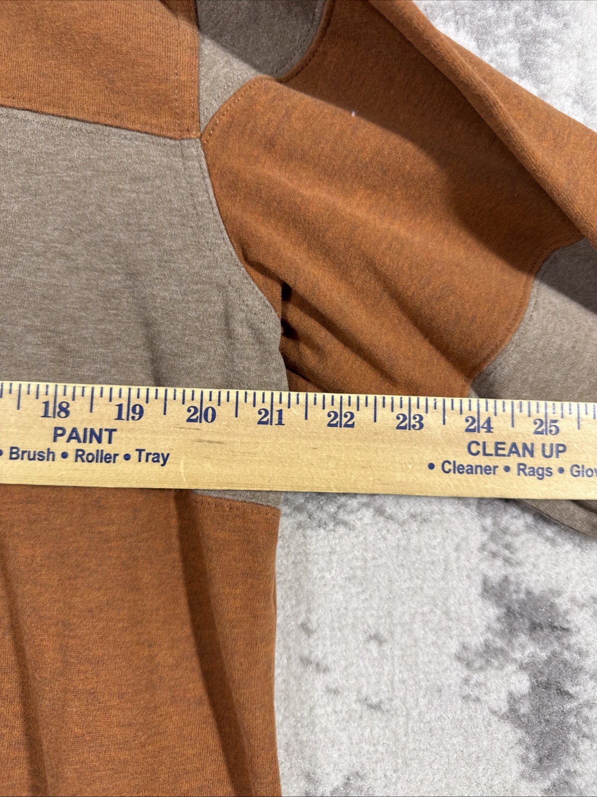Johnston & Murphy Shirt Mens Size Large Brown Tan Striped Rugby Style Preppy gallery