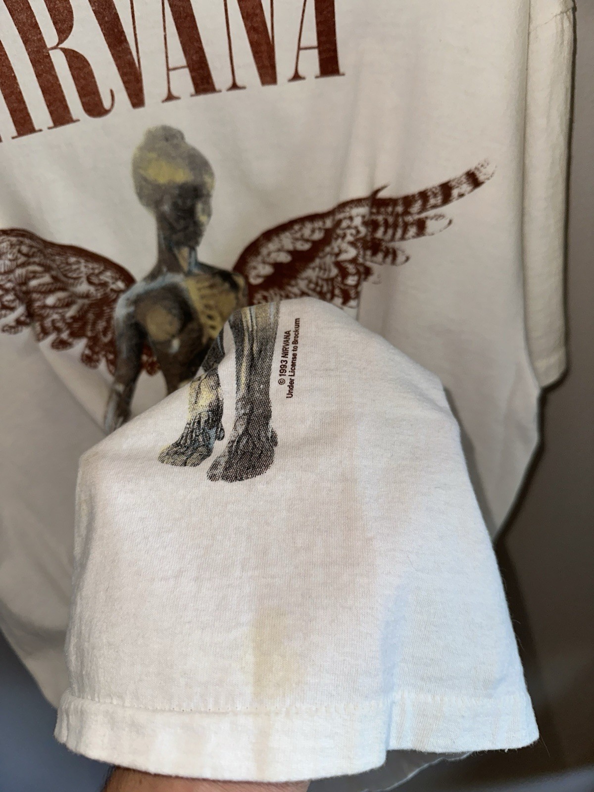 Vintage Nirvana In Utero Reprint Giant Tag XL Rare Shirt gallery