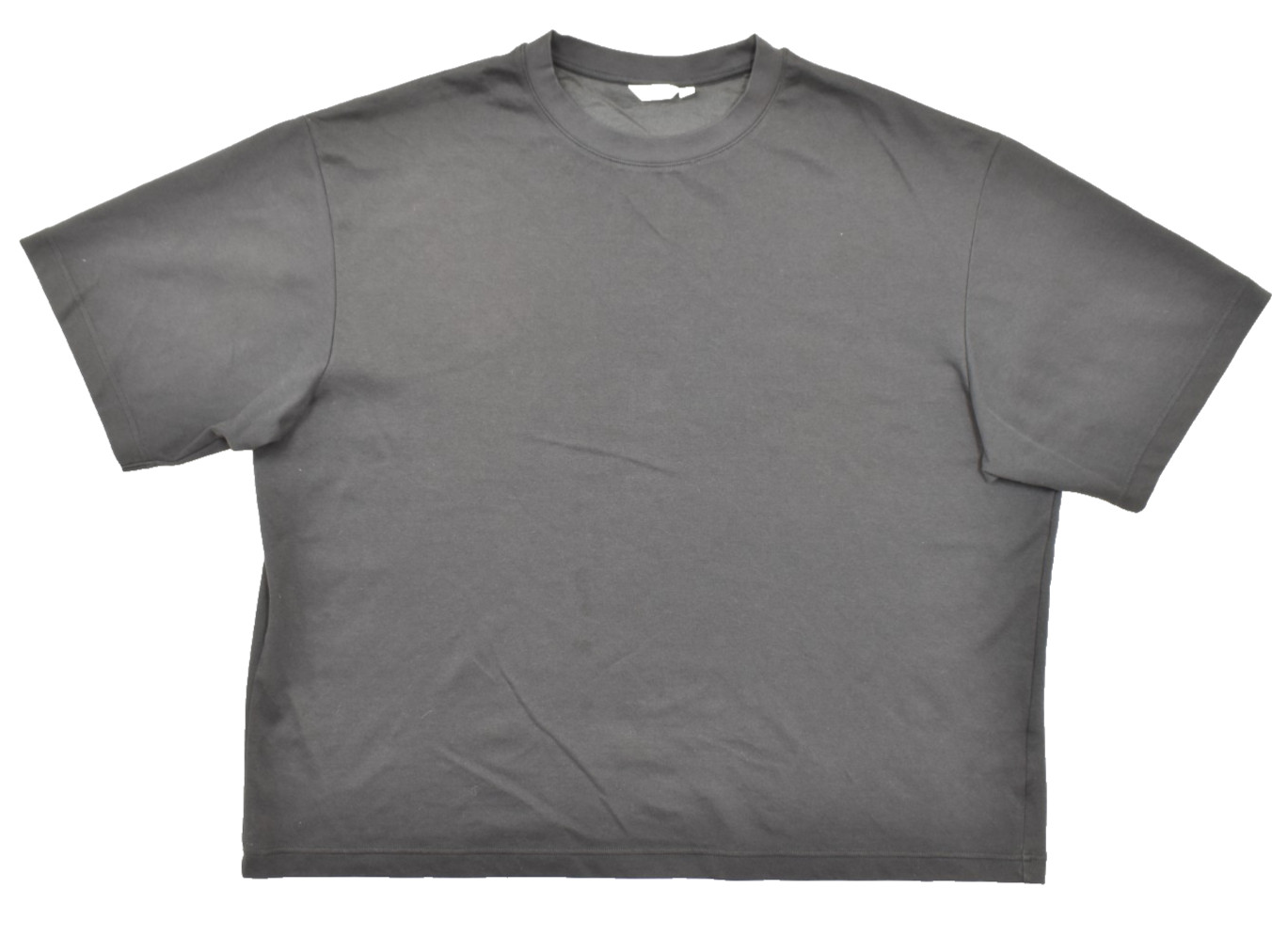 UNIQLO U AIRism Oversized Crewneck T-Shirt Men 3XL Black Short Sleeve Tee