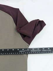 BYLT Shirt L Graphite Maroon Cotton Polyester Short Sleeve Drop Cut S/S Premium