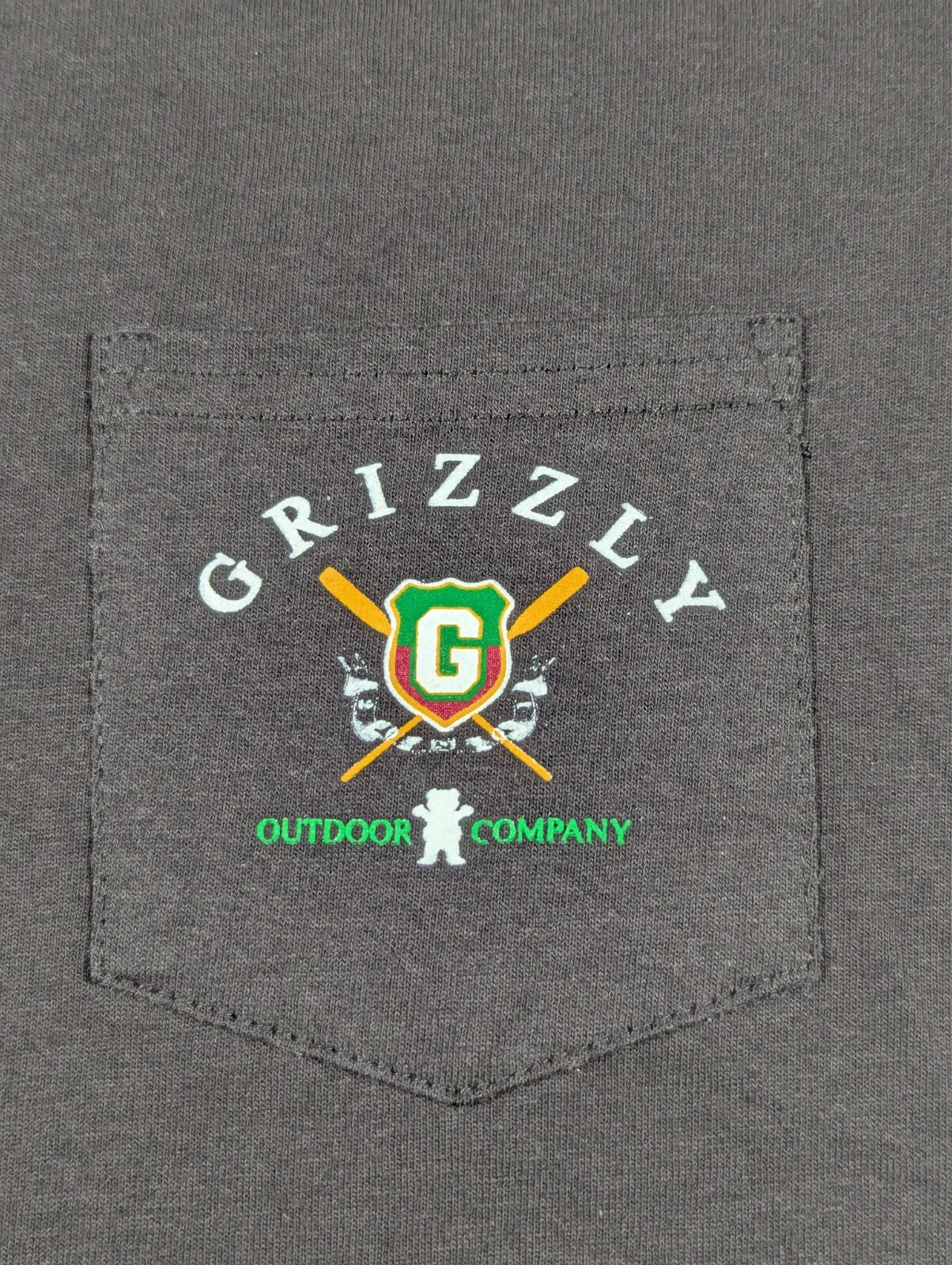 Grizzly - Outdoor Company - Black Classic Tee / T-Shirt - Size: S gallery