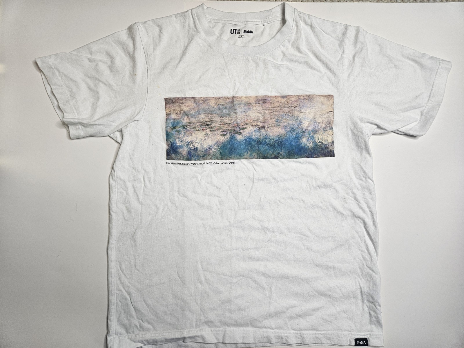 UNIQLO UT MoMA Art Icons UT Graphic T-shirt Monet Water Lilies Medium M Uniqlo gallery