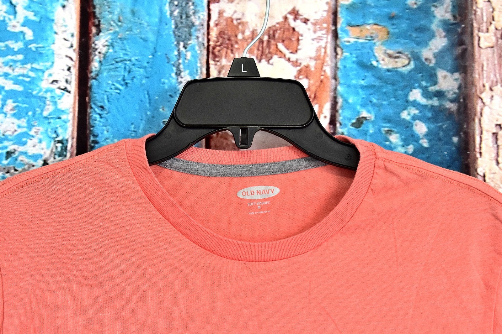 Men's Old Navy Soft-Washed Crewneck T-Shirt Pocket MEDIUM Gray PRE-OWNED gallery