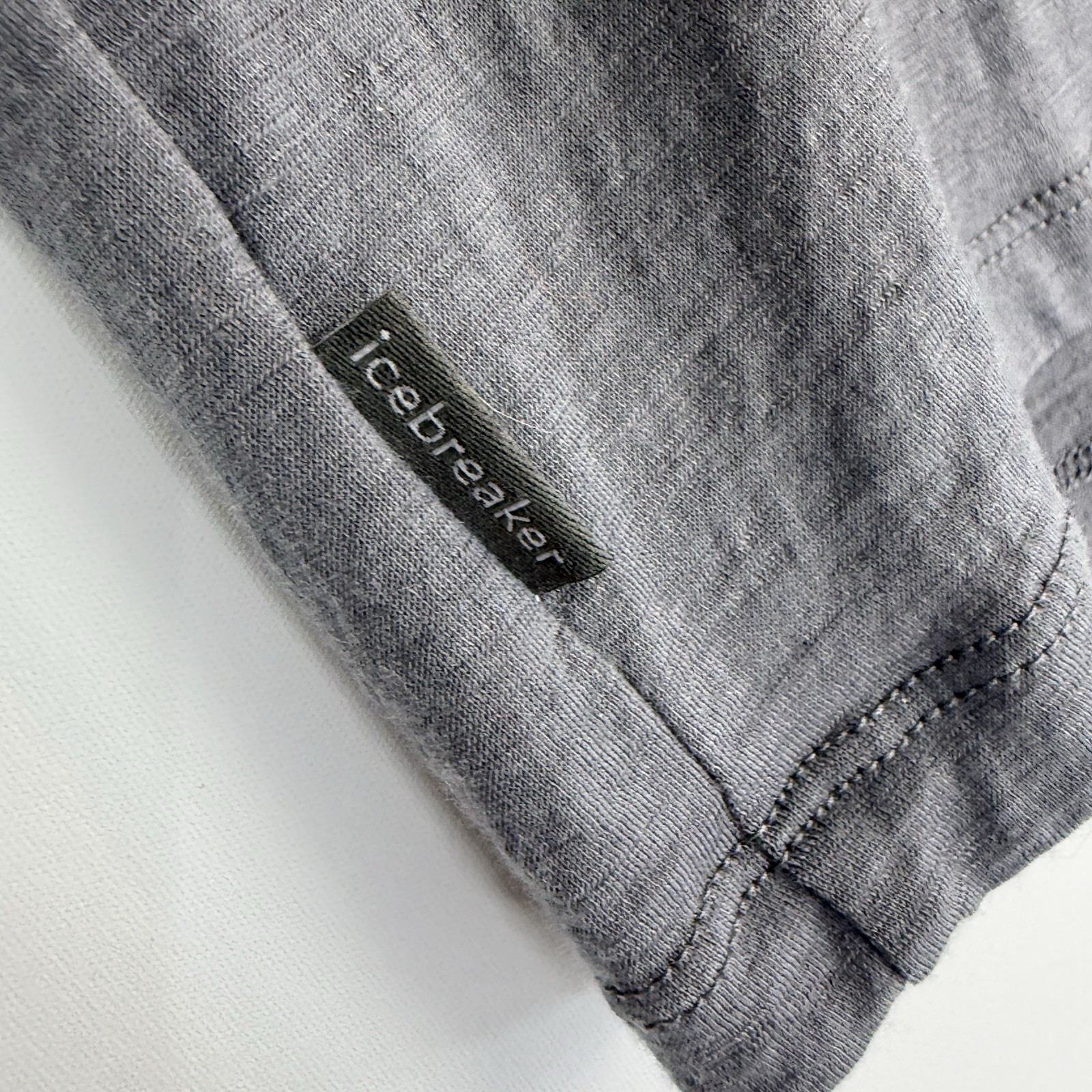 Icebreaker Merino Wool Graphic T Shirt Gray Size M Men’s Cycling Running Base gallery