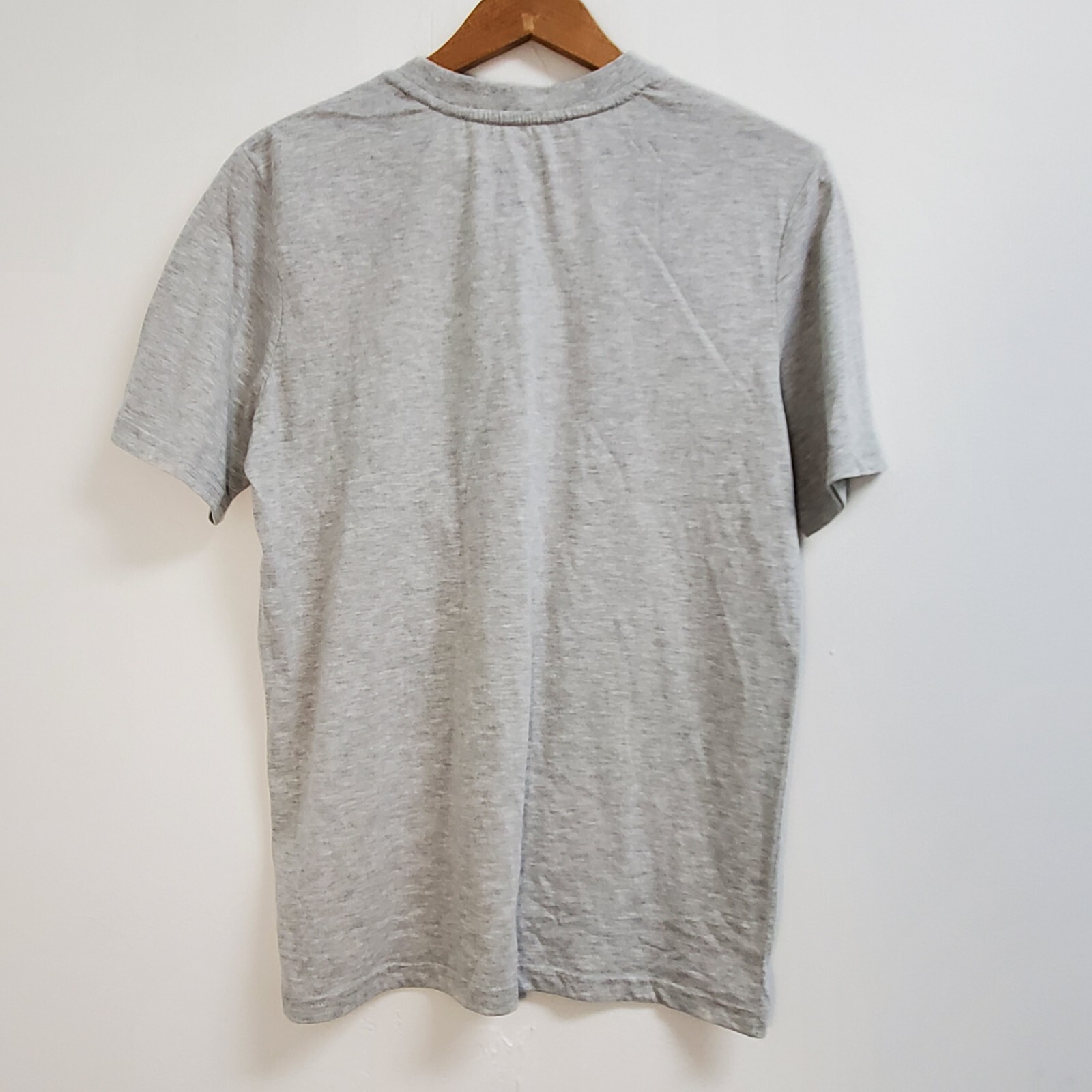 Smiley World Shirt Men Medium Grey Go Ahead Smile Graphic Tee gallery