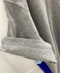 FACETASM Stars and Stripes Oversized Tee gray SPT-1030-07