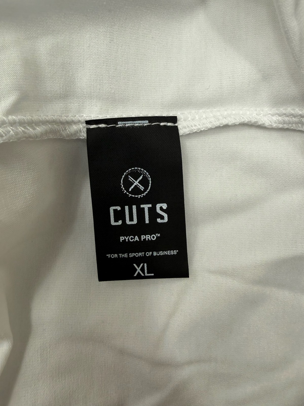 Cuts Clothing Elongated Henley T-Shirt Men's XL White gallery