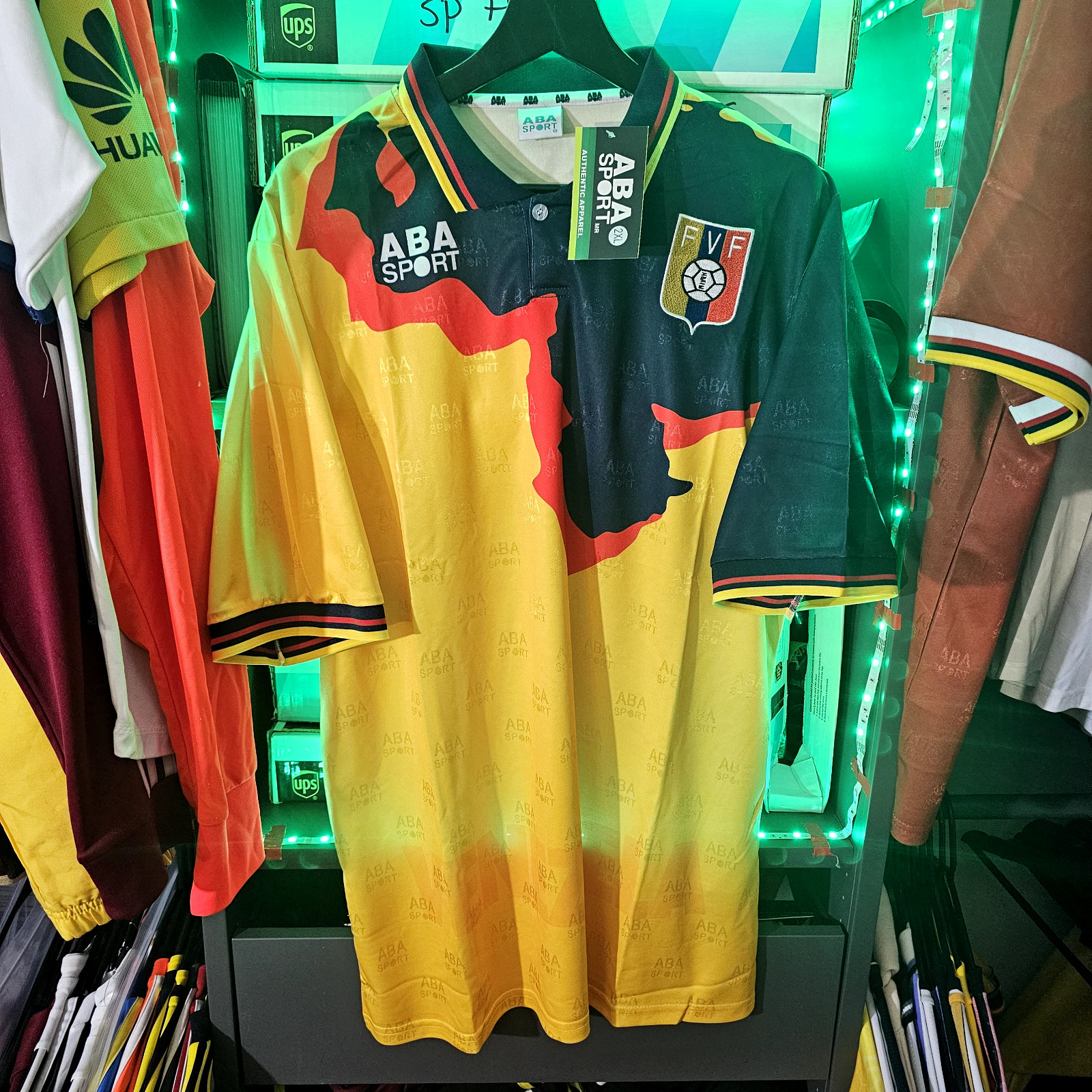 VENEZUELA Soccer Jersey away aba sport 1998 CUALQUIER JUGADOR INCLUIDO