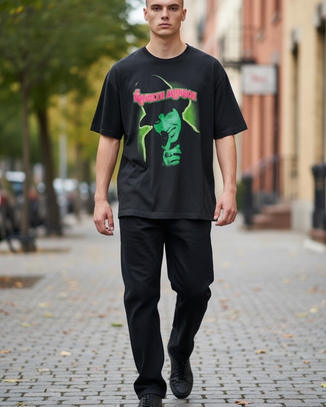 MARILYN MANSON - Smells Like Children Giant Vintage T-shirt ~Never Worn~L XL 2XL gallery