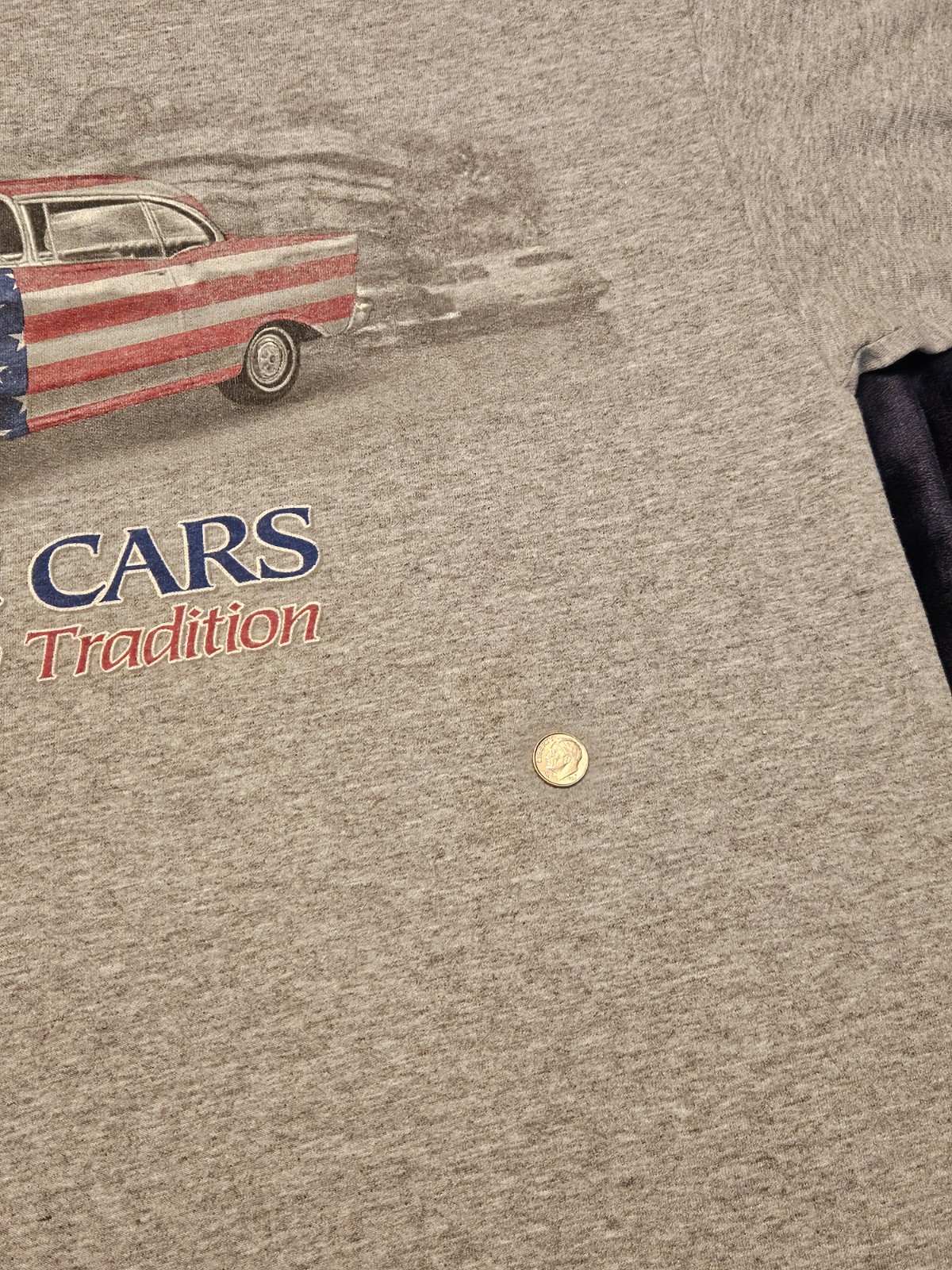 Vintage Classic Cars An American Tradition T Shirt 2XL Alstyle AAA USA Fabric gallery