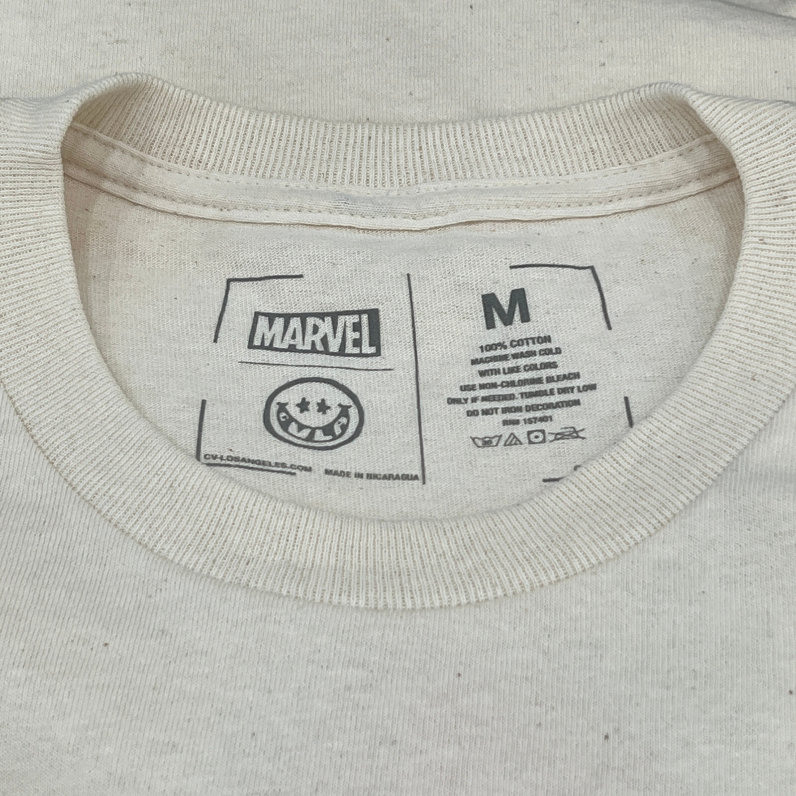 CVLA x Marvel Men's T-Shirt Spider-Man Cream Size M NEW gallery