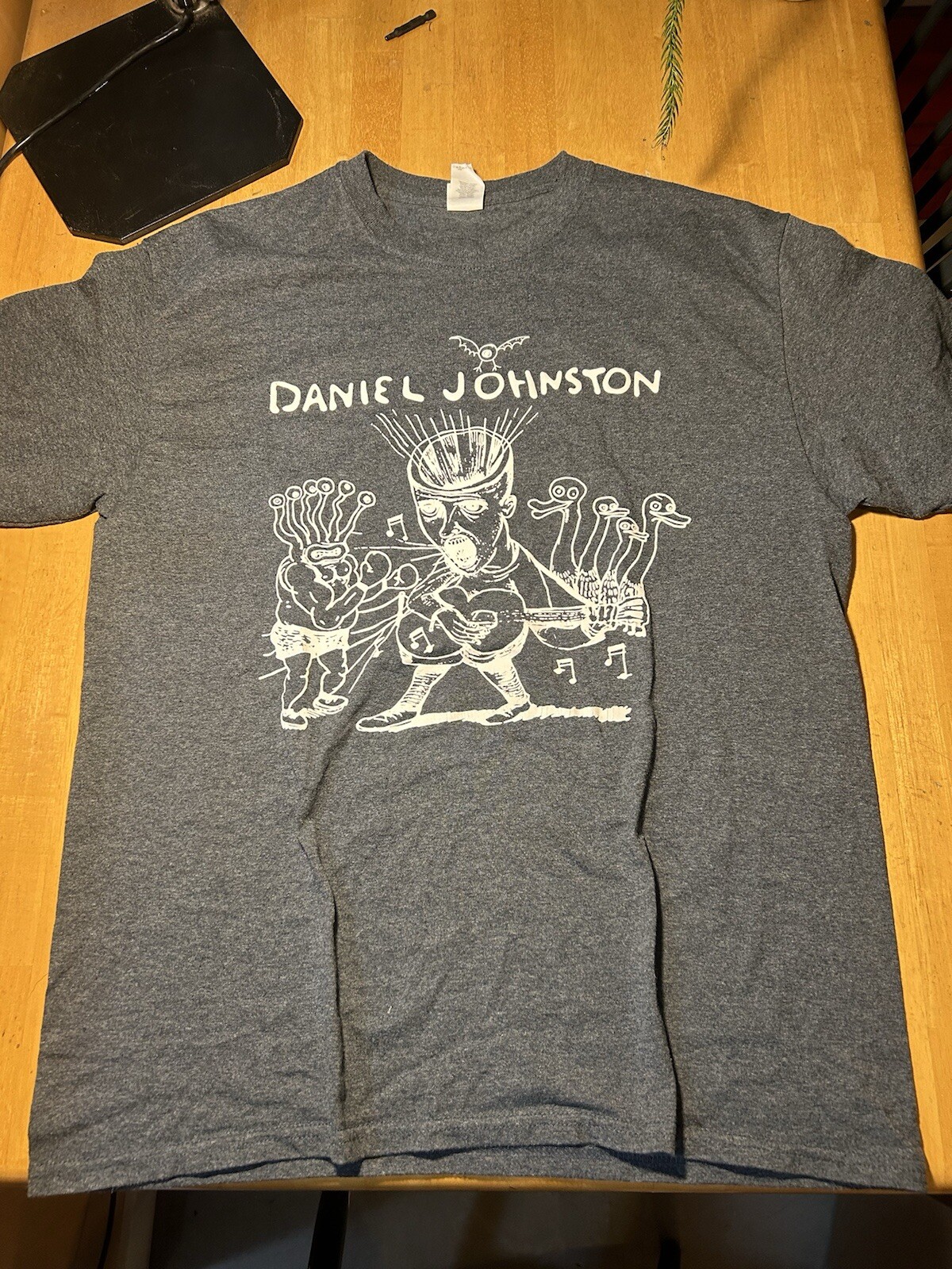 Daniel Johnston Hi How Are You? Tour shirt XL. Dark Grey. Nirvana