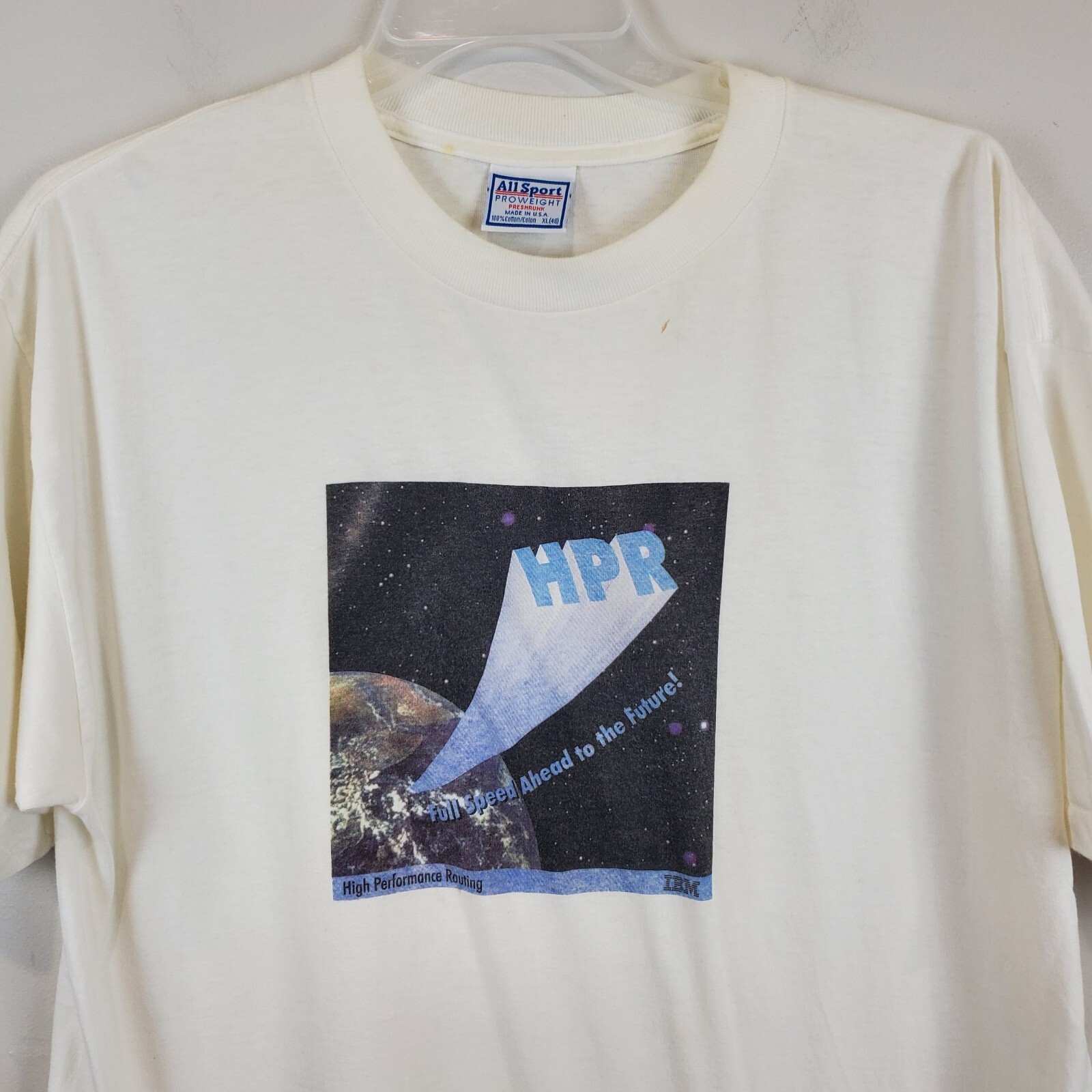 Vintage 90s IBM High Performing Routing HPR Computer Technology Promo XL T Shirt gallery