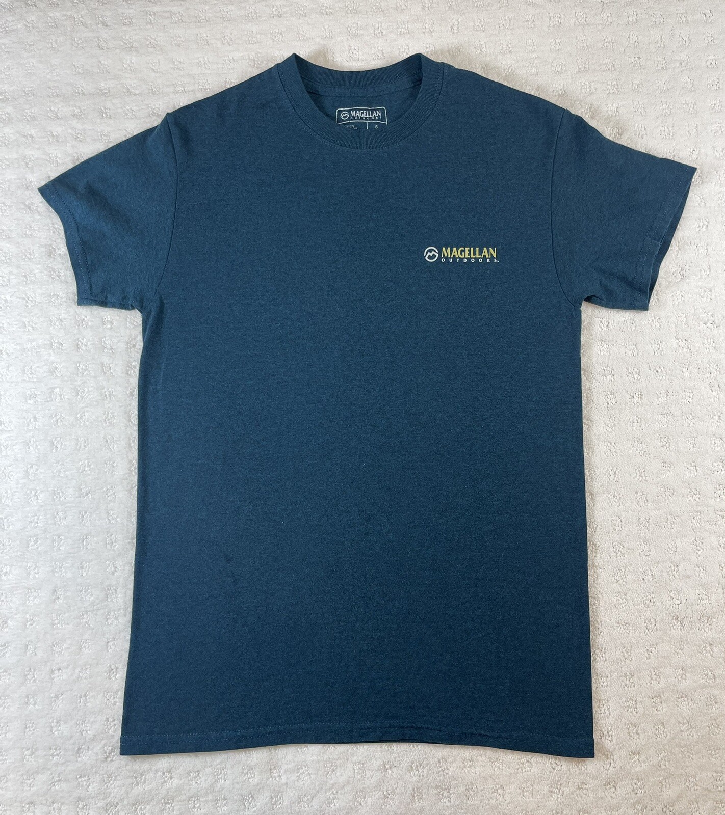 Magellan Shirt Adult Small Blue Outdoors Crew Hiking Camping Fishing Mens gallery