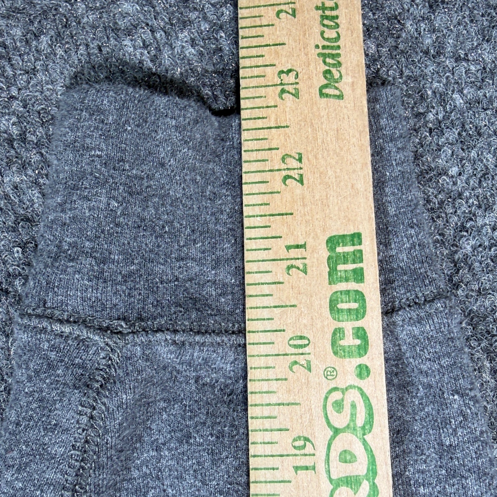 J.Crew Henley Oarsman Thermal Shirt Mens Large Gray Cotton Ribbed Cuffs Casual gallery