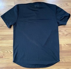 HUF Worldwide Collection Mens Medium Black Mesh Baseball Jersey Shirt Streetwear