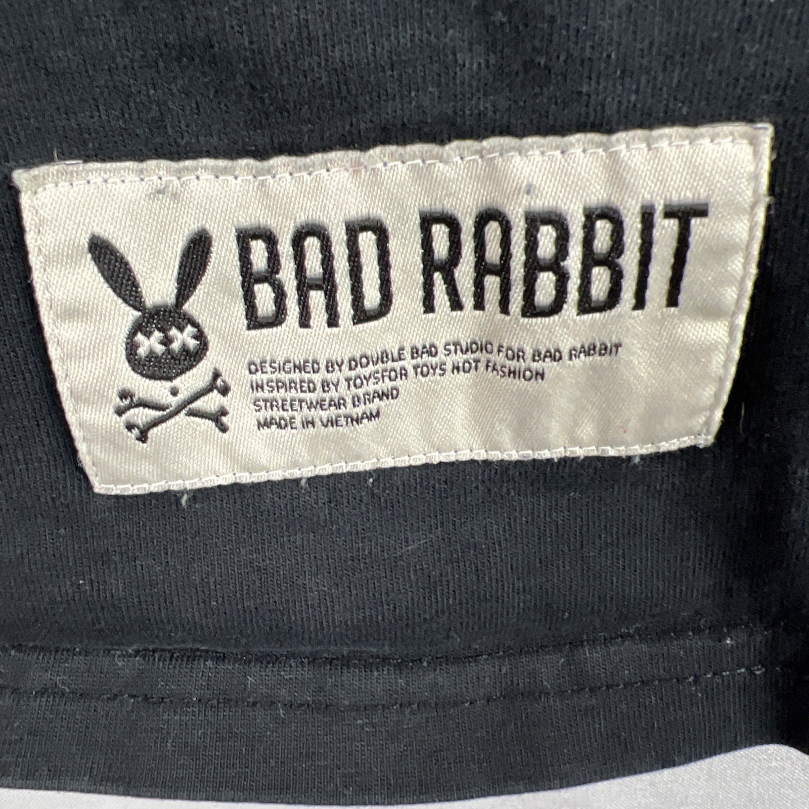 Double Bad Rabbit Graphic T-Shirt Mens S Punk Goth Streetwear Skater Festival gallery