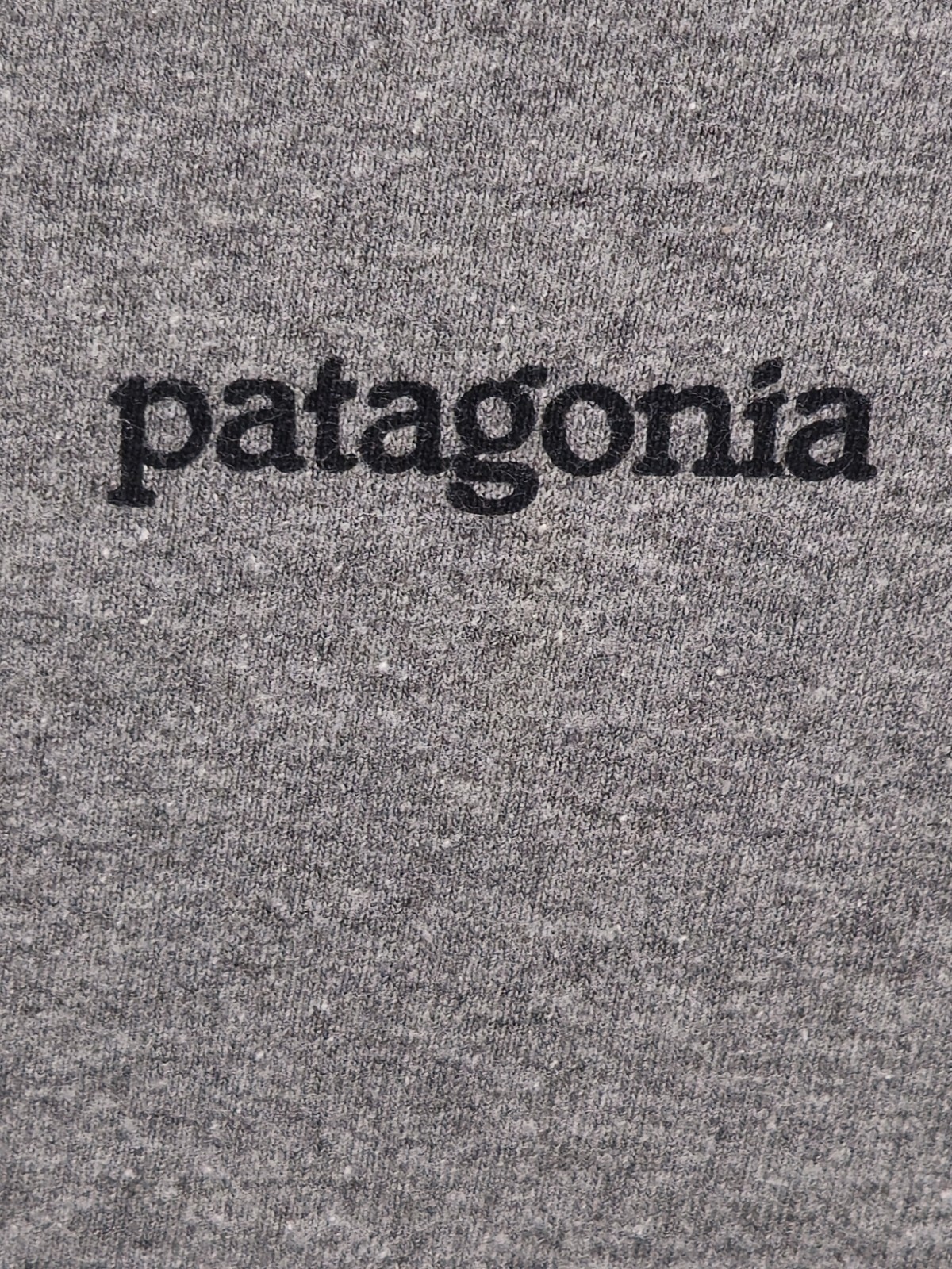 Patagonia P-6 Logo Responsibili-Tee Shirt Mens Medium Gray Long Sleeve Fitz Roy gallery