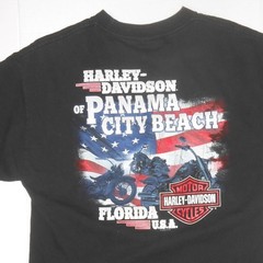 Vintage Harley Davidson – Panama City Beach Florida USA – T-Shirt – Size L S78