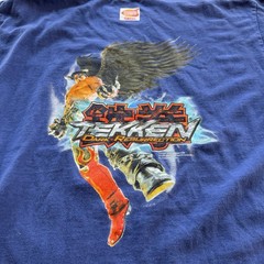 Tekken Dark Resurrection Game Promo Shirt Blue Sz Large Men’s Vintage Y2K 2001