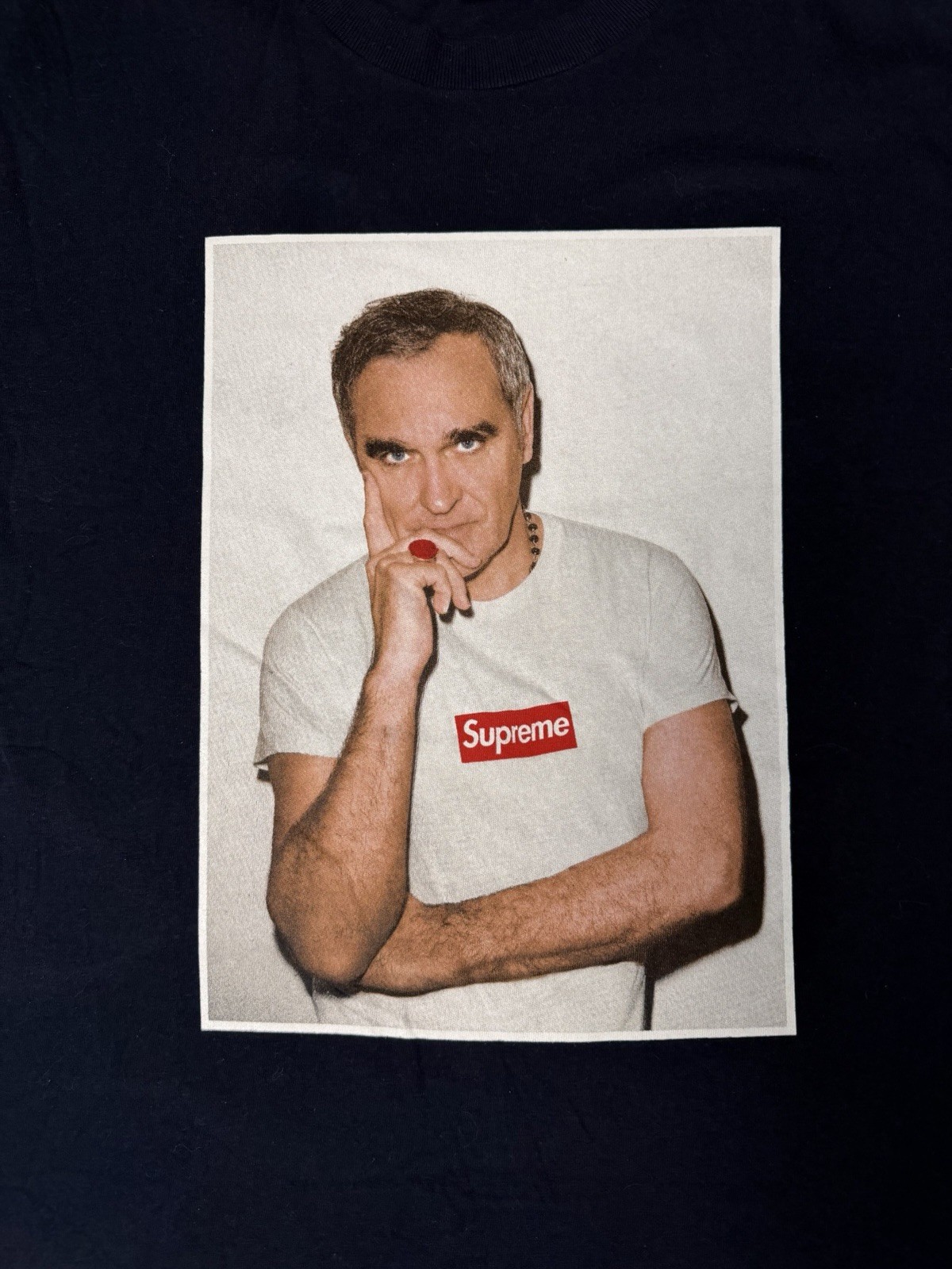 Supreme Morrissey ss16 Navy M vintage the smiths photo t-shirt gallery