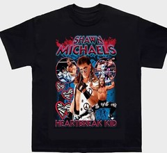 Retro Style Shawn Michaels Heartbreak Kid Shirt Black Unisex S-5XL