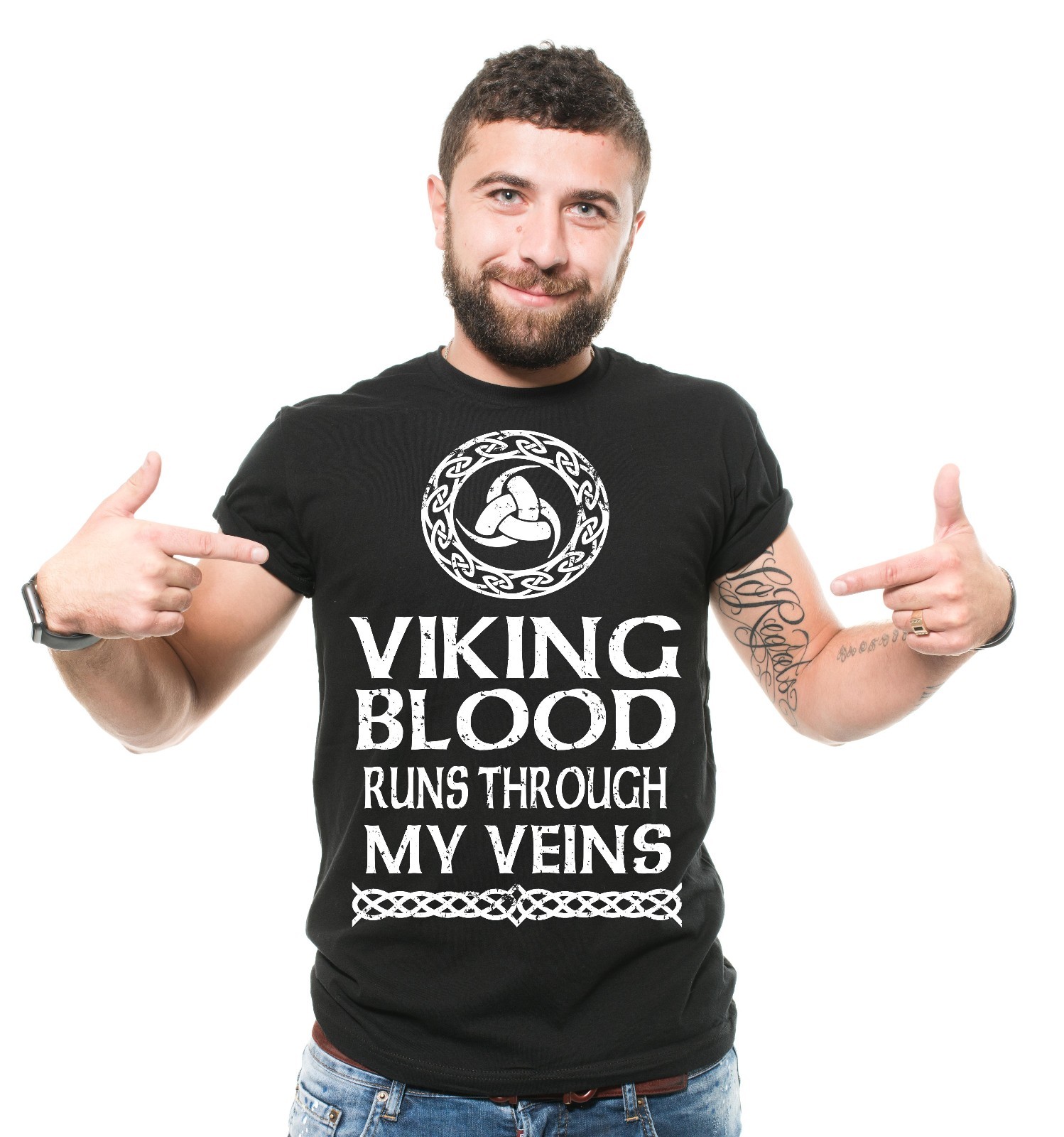 Viking heritage T-shirt Viking Blood Tee shirt Mens T-shirt Heritage Tee Shirt gallery