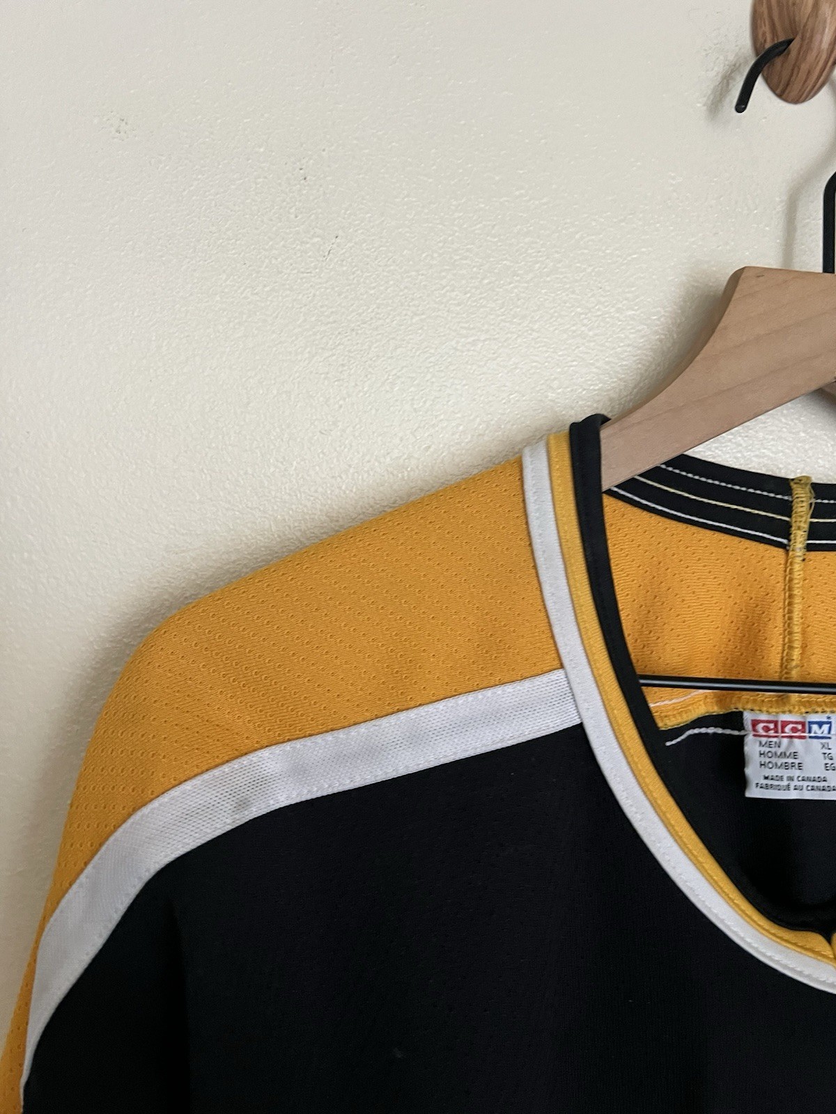 Vintage 90s NAS CCM Hockey Jersey rap Tee Shirt RARE XL Hip Hop ILLMATIC NYC gallery