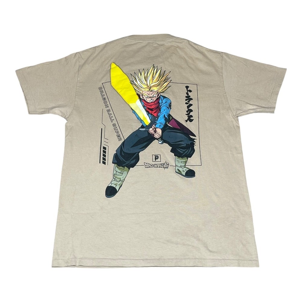 Primitive Dragon Ball Super Future Trunks Graphic T-Shirt Mens Large Tan L